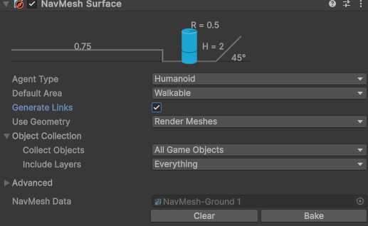 [Unity6] Nav Mash Agentのプロパティすべて解説